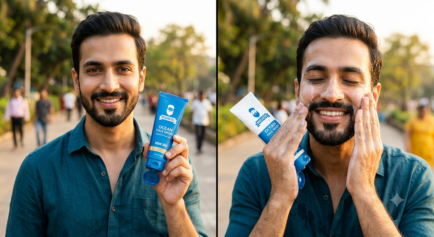 Muuchstac Men's Face Wash | डीप क्लींजिंग और नेचुरल ग्लो (100ml)